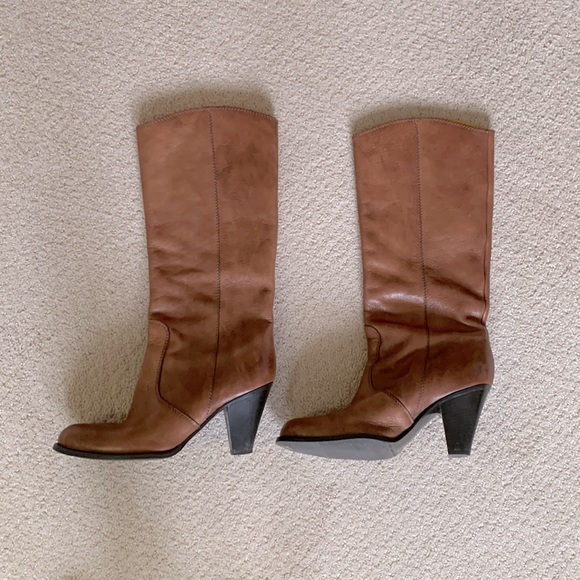 Vintage LOCKHARTS Leather Riding Boots—SZ. 7- runs small - Picture 2 of 6